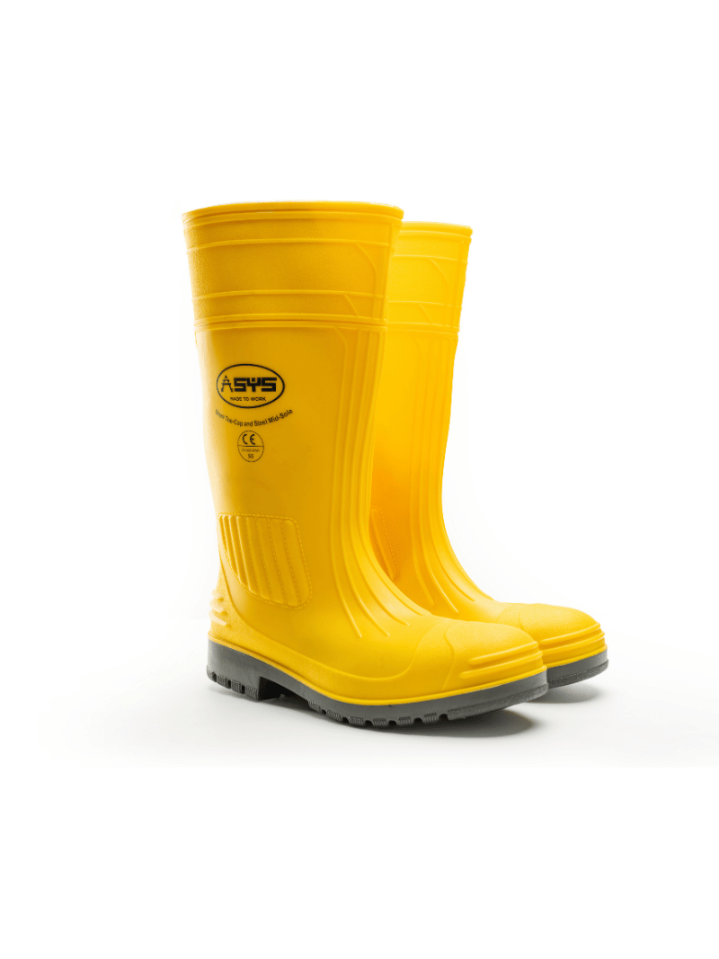TROJAN - PVC/Rubber Yellow boots