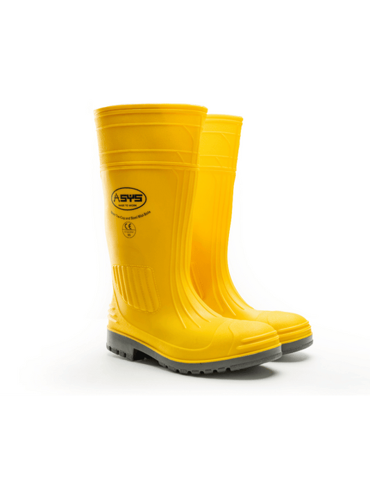 TROJAN - PVC/Rubber Yellow boots